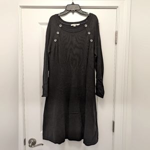 Boden black sweater dress